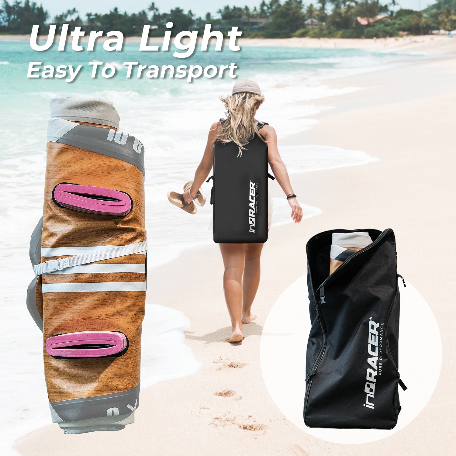 10'6'' X33''X6'' Inflatable Stand Up Paddle Board