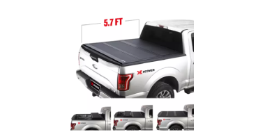 Pickup truck container rear cover installation