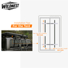 Innovator HD Rooftop Tent Hardshell with USB Outlet, Luggage Racks&Full Circle Led Strip, 3-in-1 Elevated Roof Tent with Skyview Window for Truck Jeep SUV