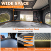 Wildnest Pioneer HD Rooftop Tent Hard Shell with USB Outlet, Winter Thermal Liner, Summer Side Awning&Luggage Racks for 4 Season Camping for Truck Jeep SUV Van Trailer