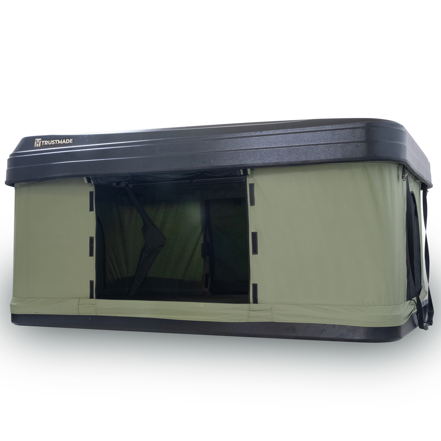 Nomad Hardshell Rooftop Tent - Black/Green