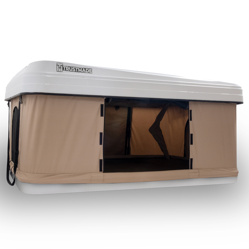 Nomad Hardshell Rooftop Tent - White/Beige