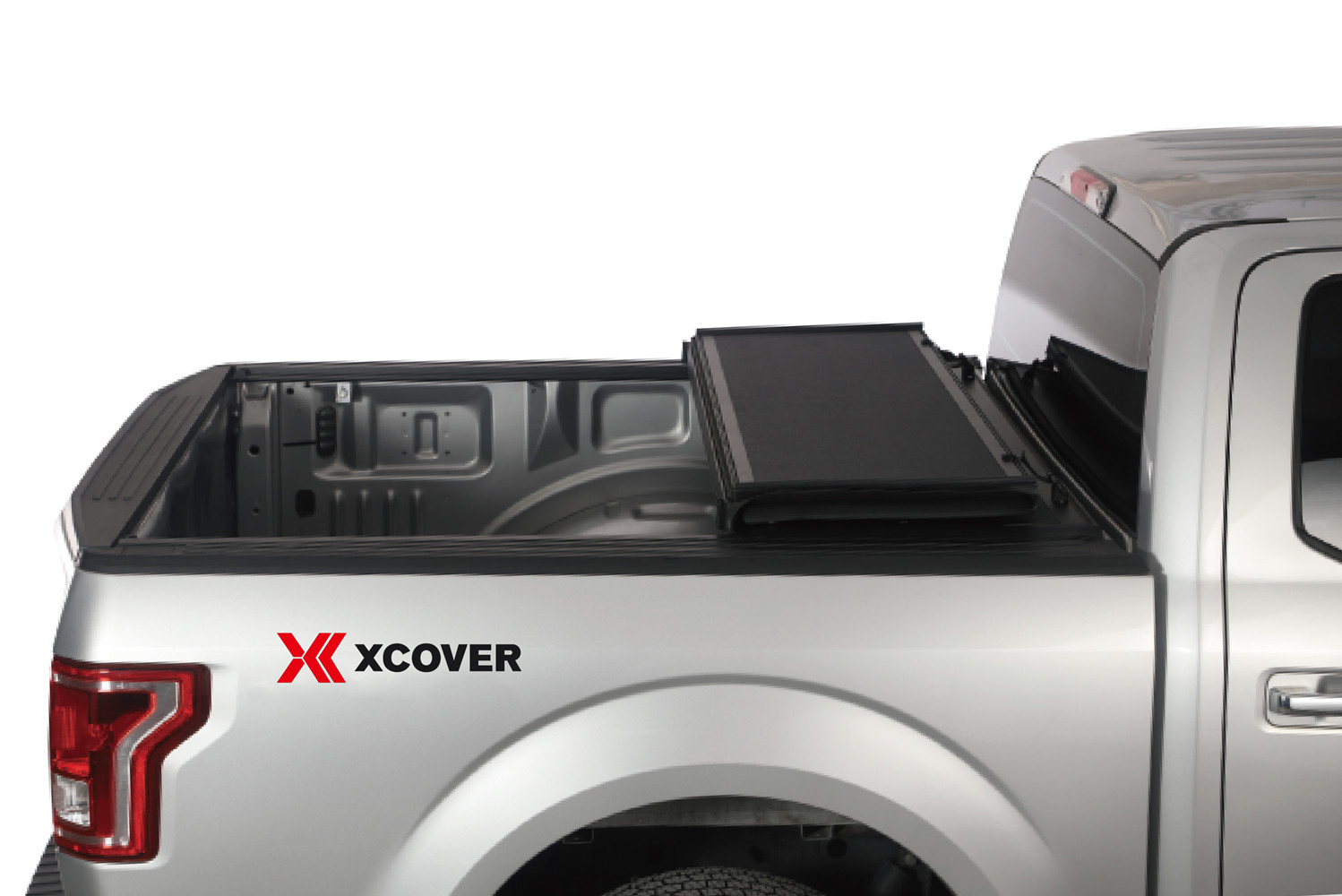 Xcover Hard Folding Low Profile Truck Bed Tonneau Cover, 6 Ft Bed (72")